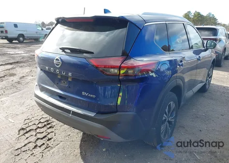 2021 Nissan Rogue Sv Intelligent Awd from USA, damaged, VIN JN8AT3BB8MW206654
